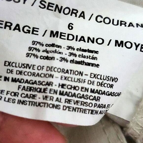 Gloria Vanderbilt Stonewood Cargo Drawstring Rolled Cuffs Pull On Capri Pants - Picture 15 of 15